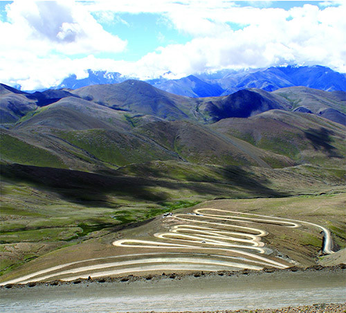 國(guó)道318線至珠峰大本營(yíng)絨布寺公路